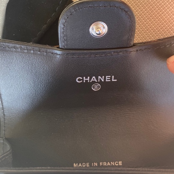 Chanel Card Holder SO BLACK 20P NEVER USED - Picture 6 of 6